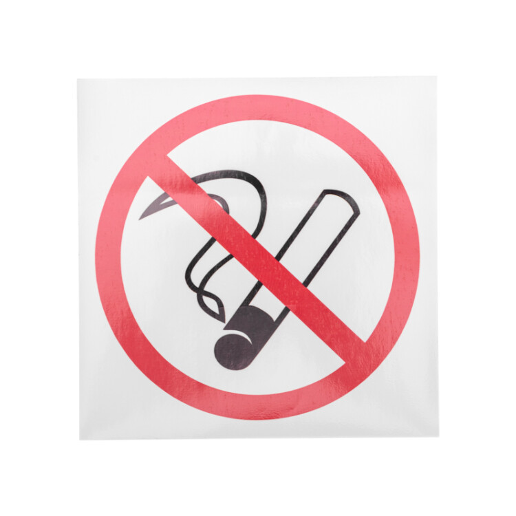 Информационный знак "Курить запрещено" 200х200 Rexant, 56-0035