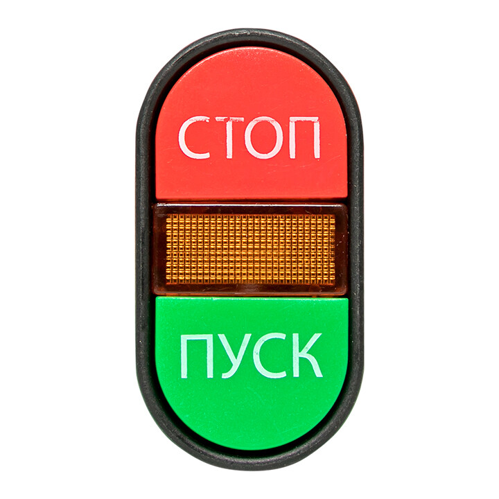 Кнопка APBB-22N "Пуск-Стоп" овальная 220В NO+NC EKF PROxima