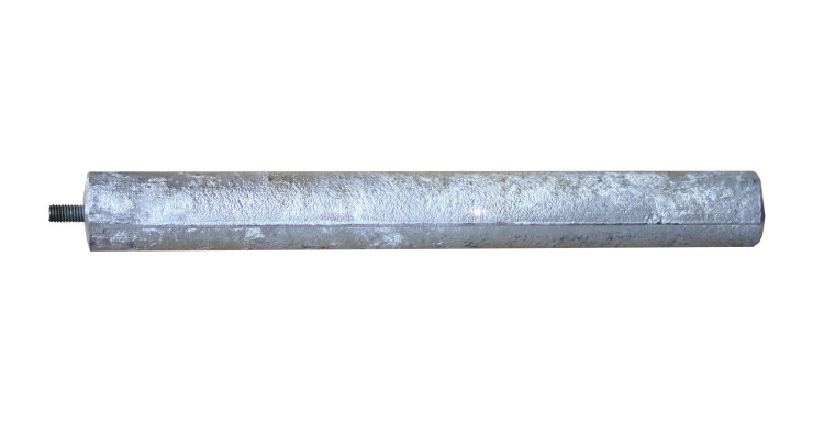 Анод магниевый 230мм D22+10мм шпилька с резьбой М5