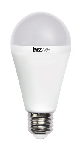 Лампа светодиод. (LED) Груша A65 Е27 18Вт 5000К 1600лм 230В матов. Jazzway