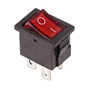 Выключатель клавишный 250V 6А (4с) ON-OFF красный  с подсветкой  Mini  REXANT-Кнопки и кнопочные посты - купить по низкой цене в интернет-магазине, характеристики, отзывы | АВС-электро