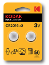 Эл-т питания диск. литий CR2016 3В (уп.=2 шт.) KODAK-Батарейки (незаряжаемые элементы питания) - купить по низкой цене в интернет-магазине, характеристики, отзывы | АВС-электро