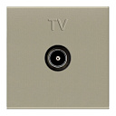 Розетка 2 мод. TV одиночная шампань Zenit-Розетки антенные (телевизионные, мультимедийные) - купить по низкой цене в интернет-магазине, характеристики, отзывы | АВС-электро