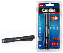 Camelion LED51517  (фонарь, черн, LED XPE, 3 реж 2XLR03 в компл., алюм., откр. блистер)-Фонари ручные - купить по низкой цене в интернет-магазине, характеристики, отзывы | АВС-электро