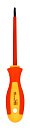 Отвертка шлиц 4х100мм диэл 1000В-Ручной инструмент - купить по низкой цене в интернет-магазине, характеристики, отзывы | АВС-электро