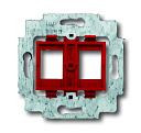 Суппорт 1812 с красным цоколем для 2-х TF/PC вставок-Суппорты (монтажные основания) - купить по низкой цене в интернет-магазине, характеристики, отзывы | АВС-электро