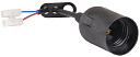 Патрон Е27 пластиковый подвесной с клеммной колодкой черный IEK-Патроны для ламп - купить по низкой цене в интернет-магазине, характеристики, отзывы | АВС-электро
