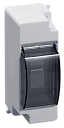 Бокс 1-2 модуля с крышкой бел. PLEXUP-Корпуса щитов и шкафов - купить по низкой цене в интернет-магазине, характеристики, отзывы | АВС-электро